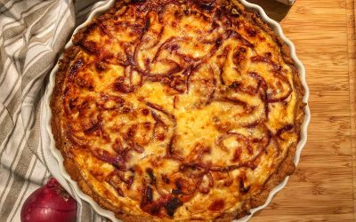 Kyckling- och baconpaj