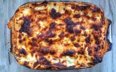 Krämig lasagne med bacon