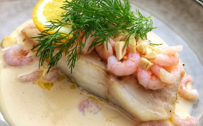 Skrei med vitvinssås
