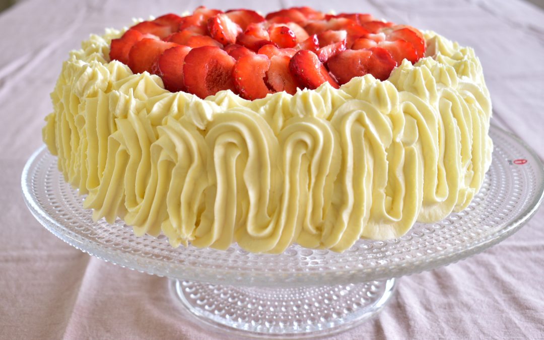 Elinas jordgubbstårta