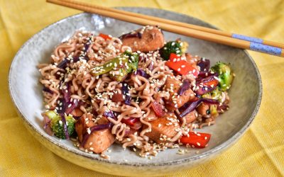 Kyckling teriyaki wok