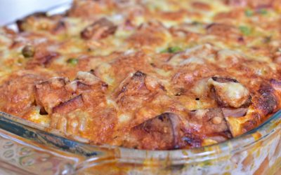 Makaronipudding med falukorv