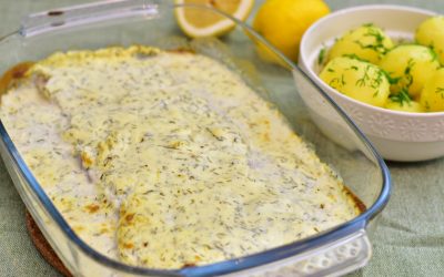 Fisk med smetanatäcke