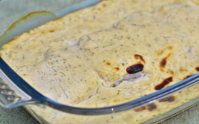 Enkel fiskgratäng med kaviar