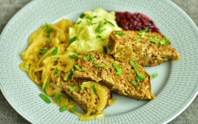 Köttfärslimpa med löksky