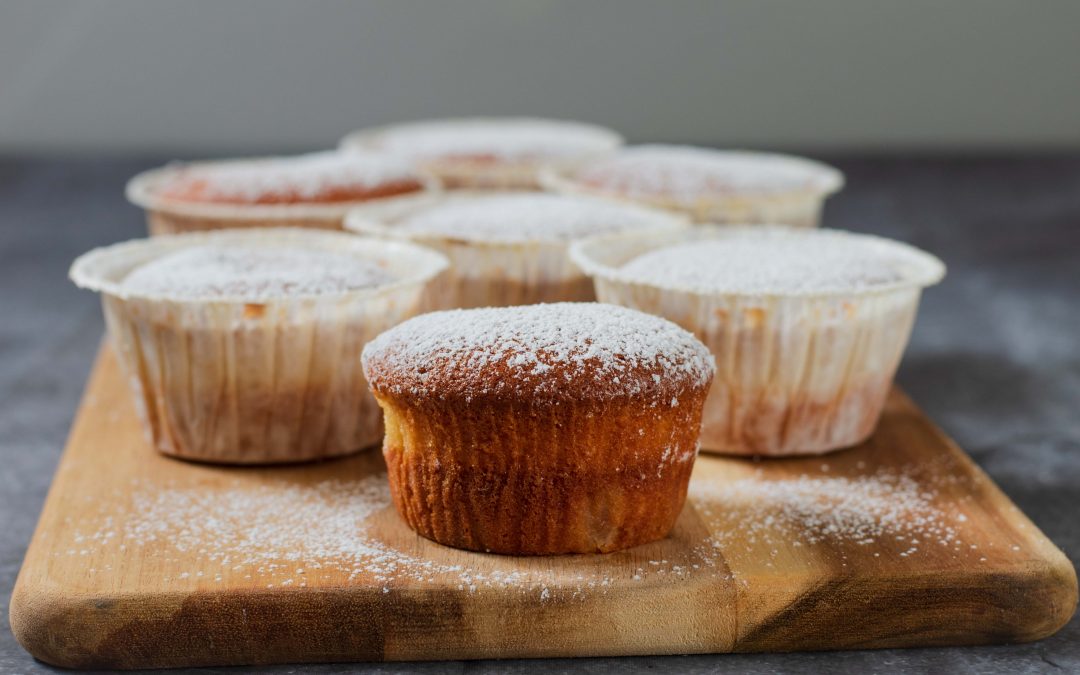 Äppelmuffins med dulce de leche