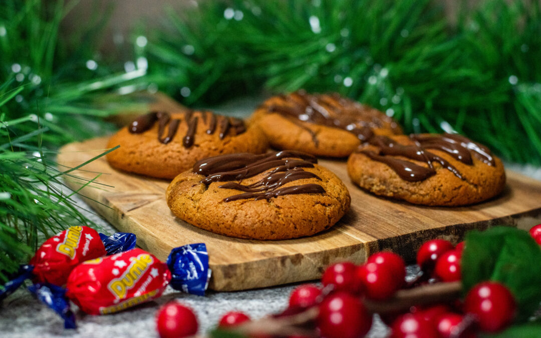 Pepparkakor fyllda med dumle